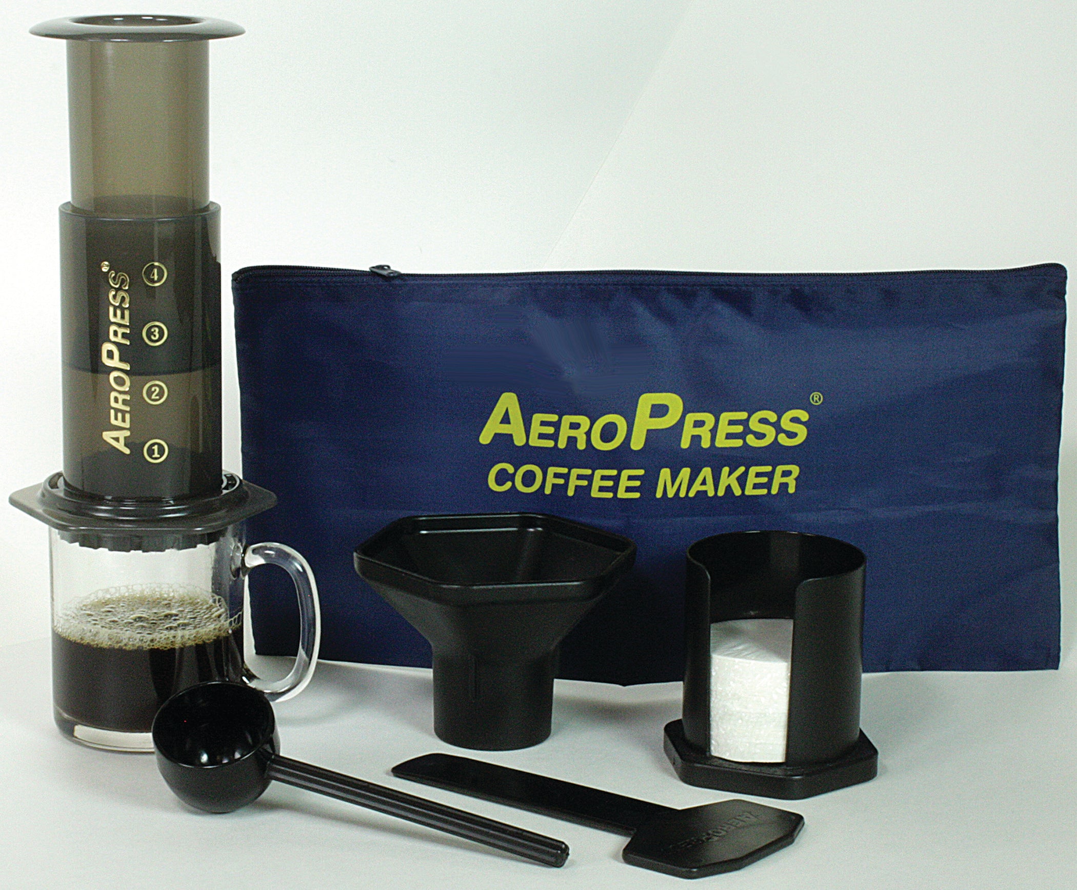 Aeropress with tote bag